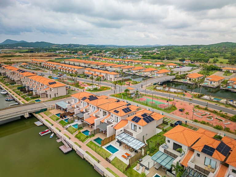 Bz53 Casa c/ piscina em frente ao Canal - Arete