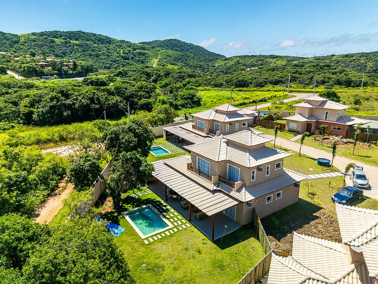 BZ84 Casa c/ Piscina privativa 200m Praia do Forno