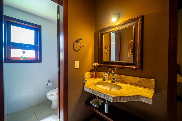 Bz101 Casa con piscina y sauna privada en Geribá