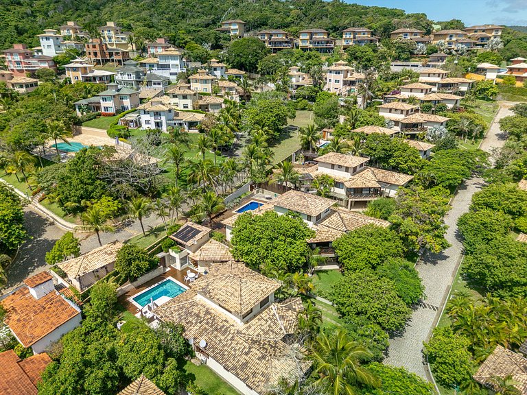 Bz101 Casa con piscina y sauna privada en Geribá