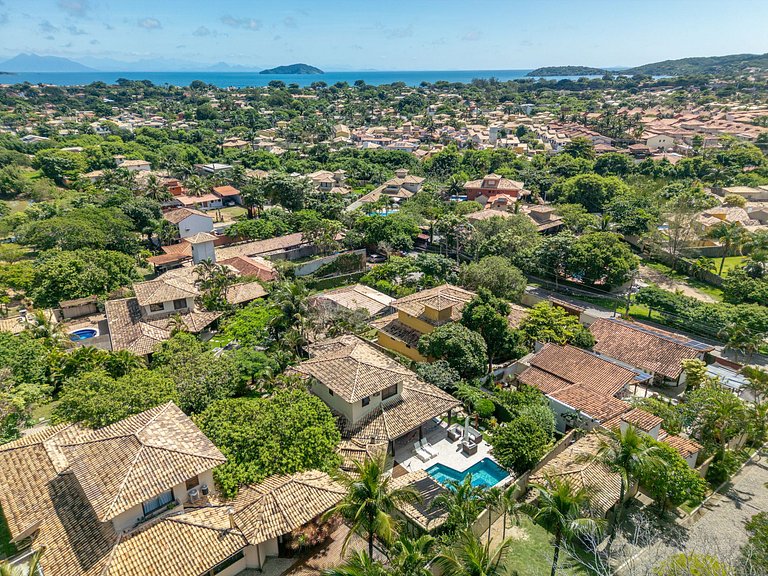 Bz101 Casa c/ piscina e sauna privativa em Geribá!