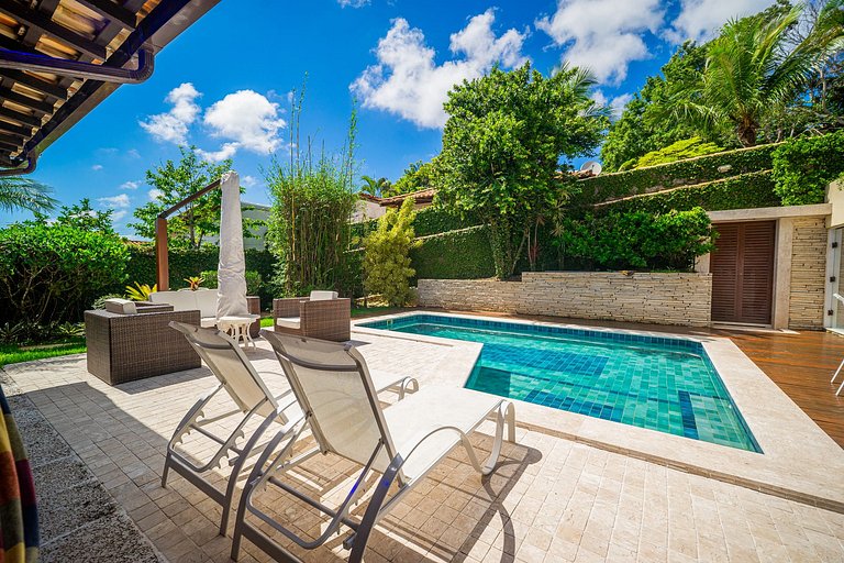 Bz101 Casa con piscina y sauna privada en Geribá