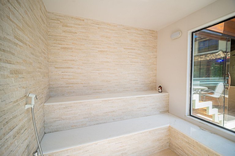 Bz101 Casa con piscina y sauna privada en Geribá