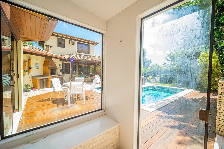 Bz101 Casa con piscina y sauna privada en Geribá