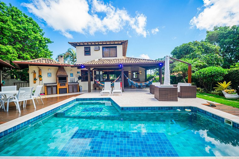 Bz101 Casa con piscina y sauna privada en Geribá