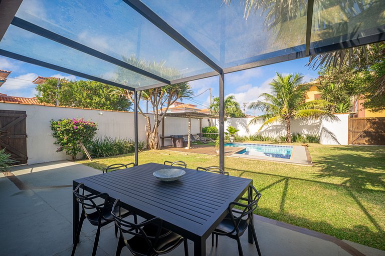 Bz04 30 steps from the beach! Beautiful house with a pool!