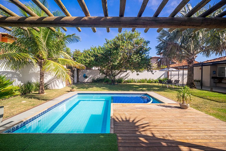 Bz04 30 steps from the beach! Beautiful house with a pool!