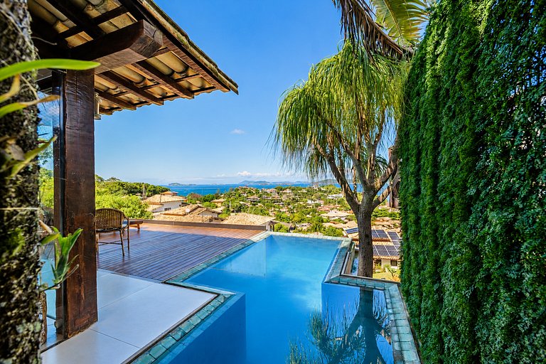 Geribá! House with Panoramic View and Private Pool