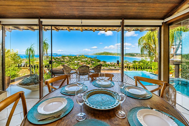 Geribá! Casa c/ Vista Panorâmica e Piscina privada