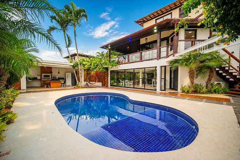 Mansión en Geribá con piscina, sauna y jacuzzi!