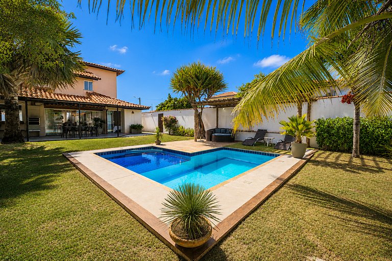 Bz04 30 steps from the beach! Beautiful house with a pool!