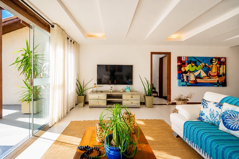 Bz04 30 steps from the beach! Beautiful house with a pool!