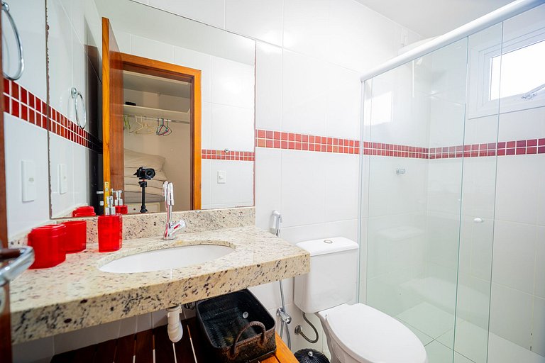 Buzios! 300 meters from the beach, 4-bedroom suite house! BZ