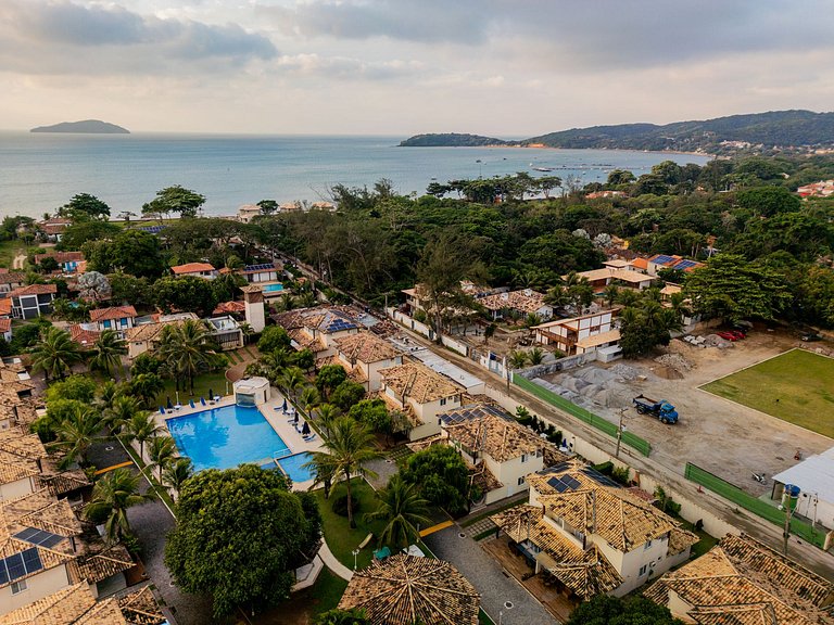 Búzios! 300m da Praia, casa 4 suítes! BZ47 Condomínio Viva l