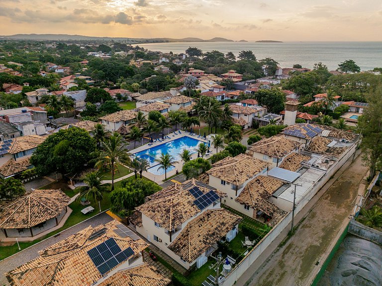 Búzios! 300m da Praia, casa 4 suítes! BZ47 Condomínio Viva l