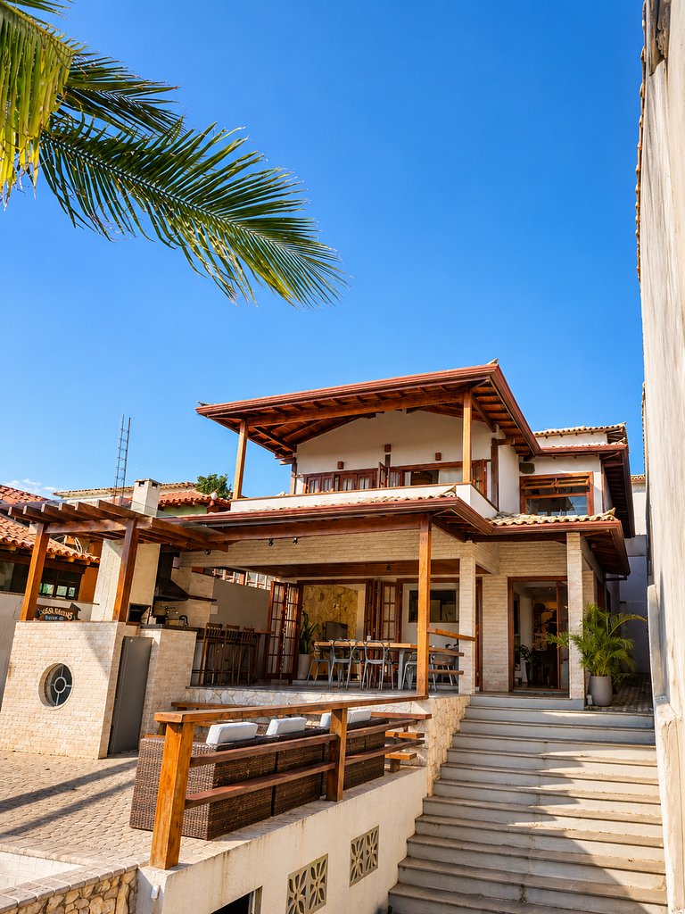 House with Pool and Beach View Praia da Armação BZ107