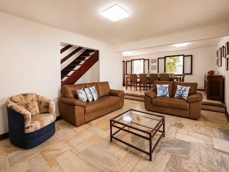 Casa ampla em Geribá c/ Piscina e 6 qts BZ108