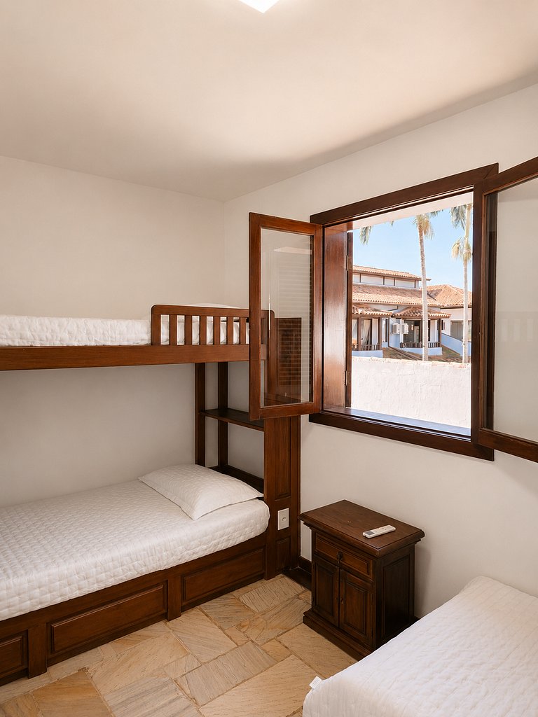 Casa ampla em Geribá c/ Piscina e 6 qts BZ108
