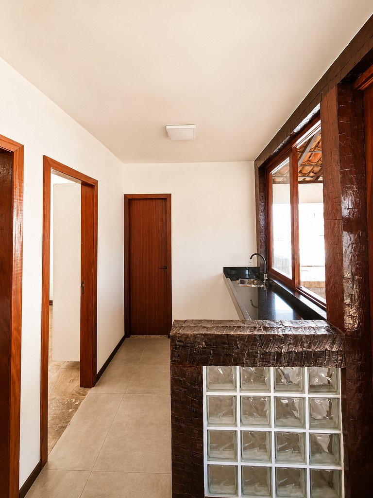 Casa ampla em Geribá c/ Piscina e 6 qts BZ108