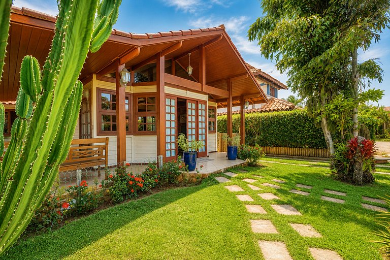 House with pool and priv sauna 300m from the beach