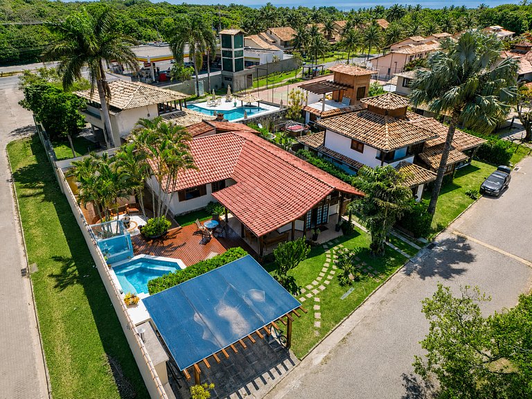 Casa c/ Piscina e Sauna! 300m da Praia