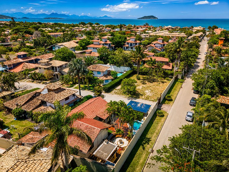 House with pool and priv sauna 300m from the beach