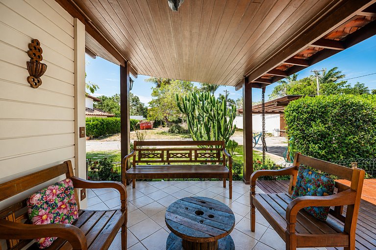 House with pool and priv sauna 300m from the beach