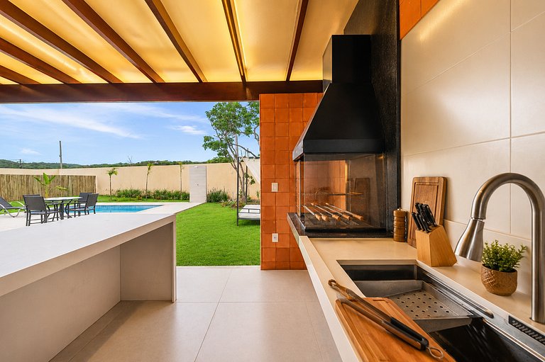 Bz80 House with pool at Forno Beach