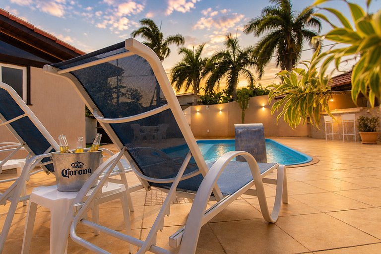 Bz11 Geribá House with Pool and Sauna 6 bedrooms