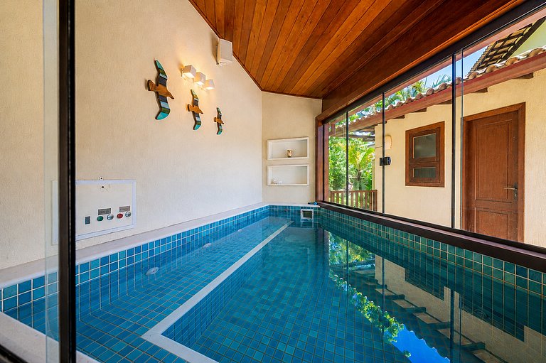 Casa c/ piscina e sauna privativa em Geribá Bz101