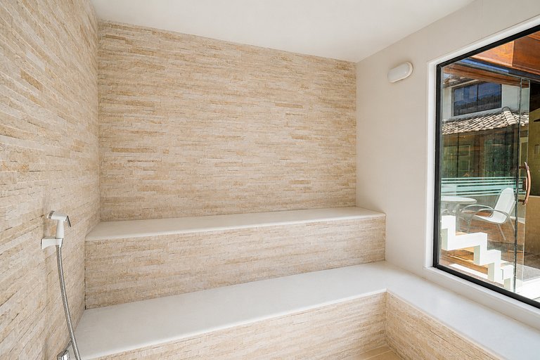 Casa con piscina y sauna privada en Geribá Bz101