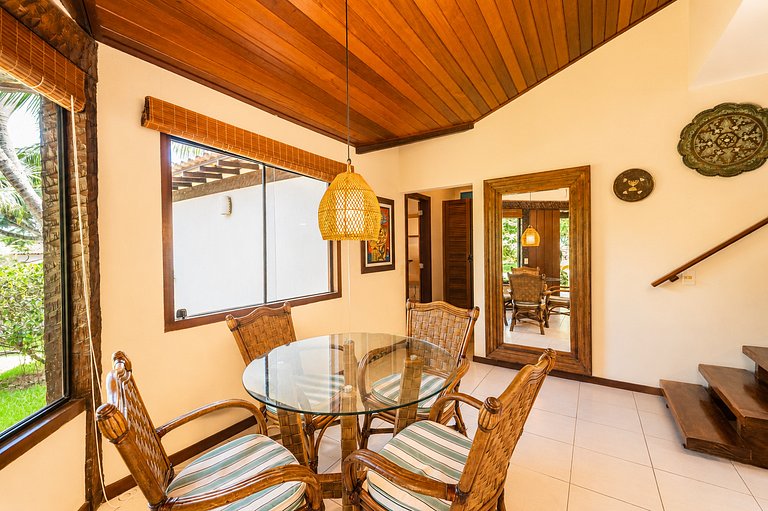 Casa c/ piscina e sauna privativa em Geribá Bz101