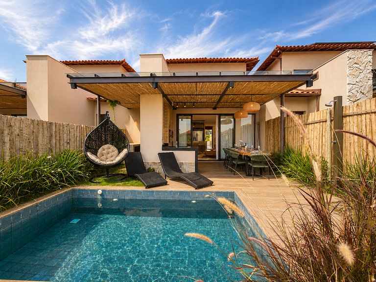 Casa no Aretê c/ piscina privativa BZ109
