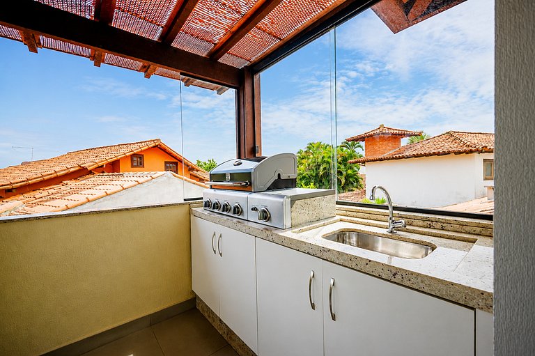 250m de Geribá | Casa 3 quartos | Cond c/ Piscina BZ69
