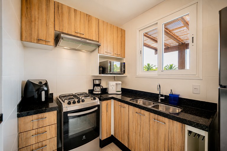 250m from Geribá | 3-bedroom house | Gated community with po