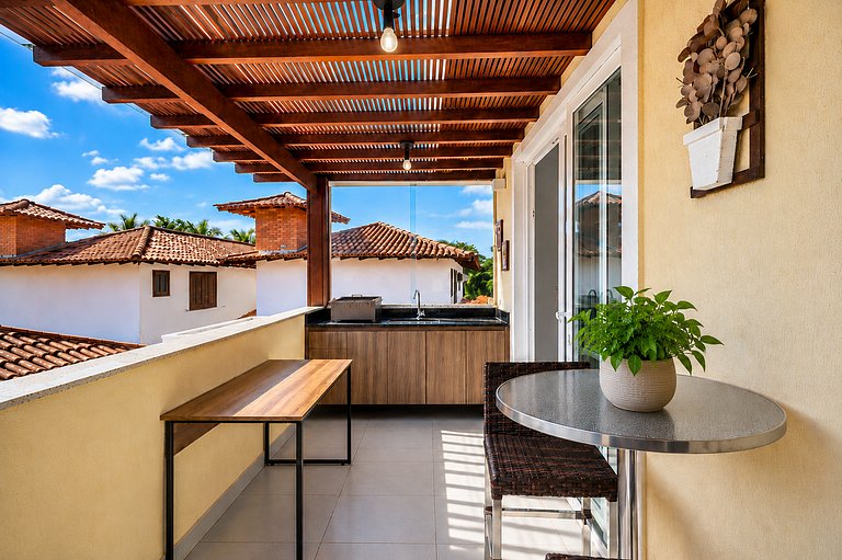 Bz93 Casa 250m de Geribá | Cond c/ piscina