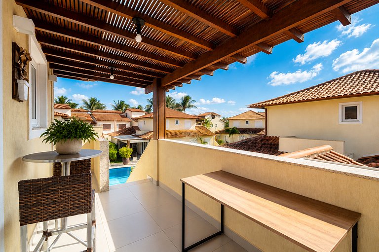 Bz93 Casa 250m de Geribá | Cond c/ piscina