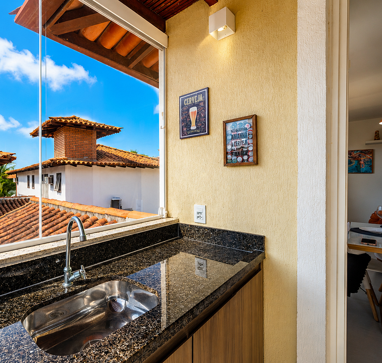 Bz93 Casa 250m de Geribá | Cond c/ piscina