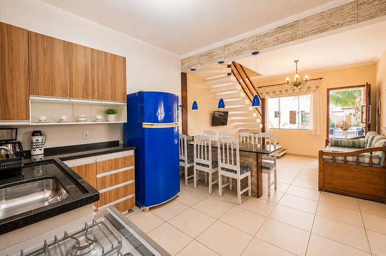 Casa c/4 quartos no Peró 500 metros da praia! CF10