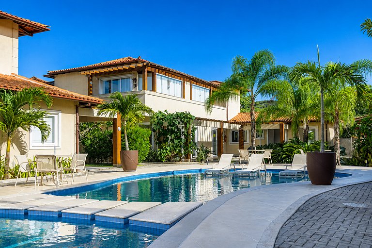 250m de Geribá! Casa 3 quartos | Cond c/ Piscina