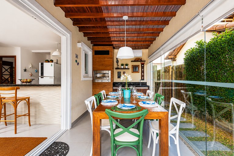Bz30 Geribá! 250m from the beach with a gourmet area