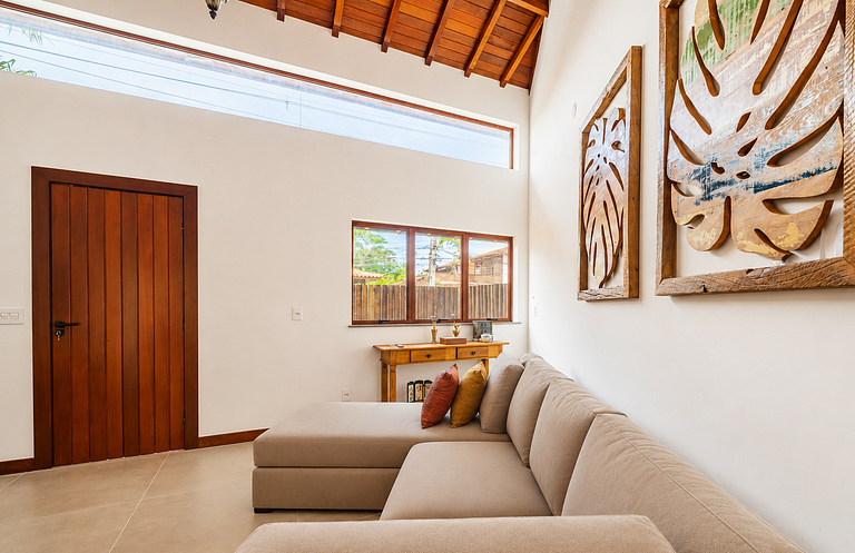 200 m da Praia Geribá! Loft 2 qtos, Churrasq e varanda