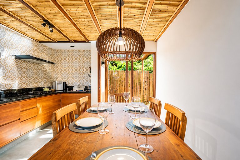 200m Geribá, 2 bedrooms, Barbecue + private balcony BZ105