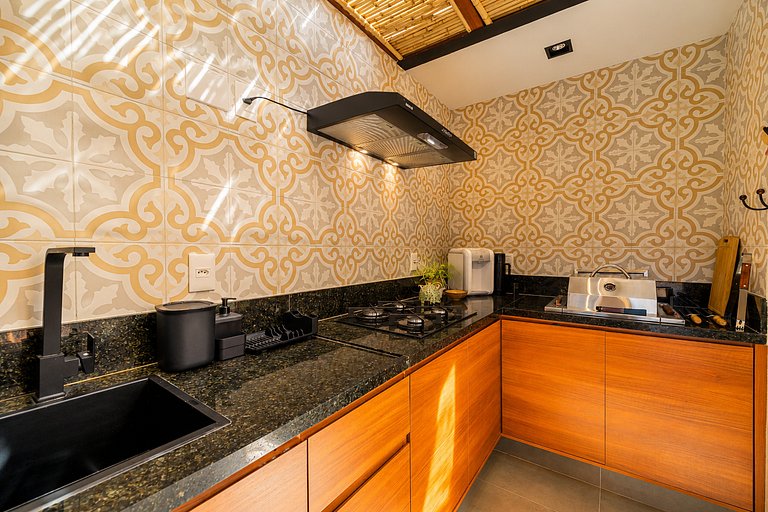 200 m da Praia Geribá! Loft 2 qtos, Churrasq e varanda