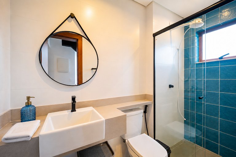 200m Geribá, 2 bedrooms, Barbecue + private balcony BZ105