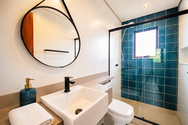 200 m da Praia Geribá! Loft 2 qtos, Churrasq e varanda