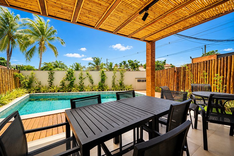 200 m da Praia Geribá! Loft 2 qtos, Churrasq e varanda