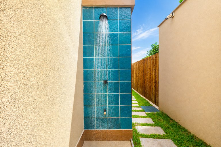 Casa 200m Geribá c/ 2 qtos e área gourmet BZ106