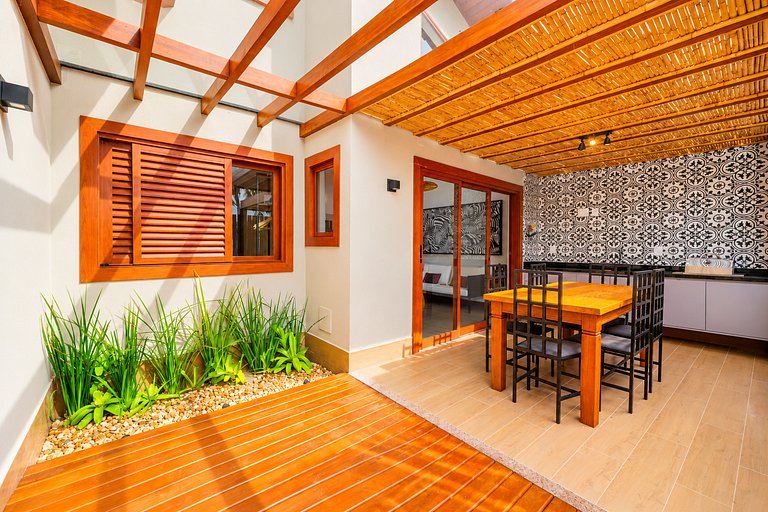 Casa a 200m de Geribá con 2 hab. y área gourmet BZ105