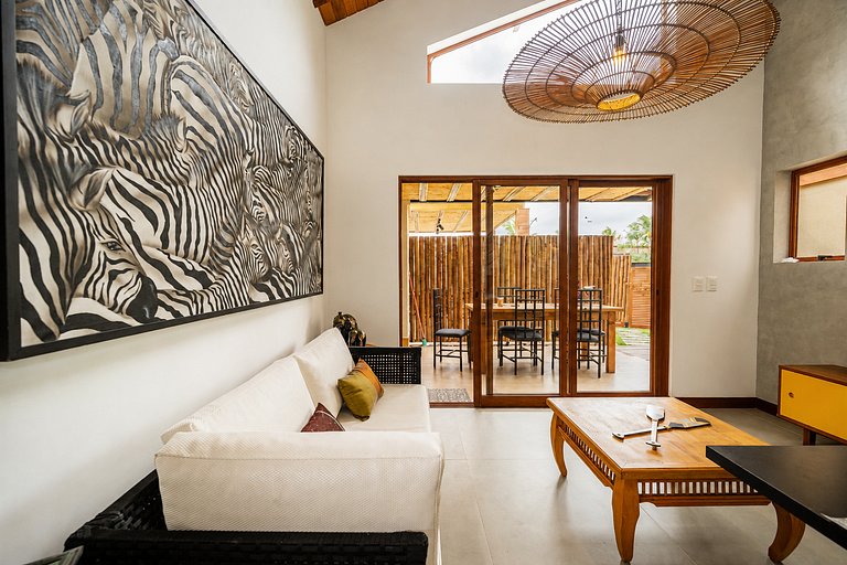 Casa 200m Geribá c/ 2 qtos e área gourmet BZ106